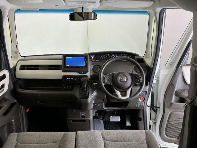 Ｎ－ＢＯＸ Ｌ　ナビ　Ｒカメラ　ブルートゥース　フルセグ　衝突回避支援ブレーキ　Ｉ－ＳＴＯＰ　クリソナ　ＰＷ　パワステ　Ｓヒーター　スマ－トキ－　Ｂカメ　地デジＴＶ　横滑り防止　整備記録簿　ＬＥＤライト　エアコン付き（2枚目）