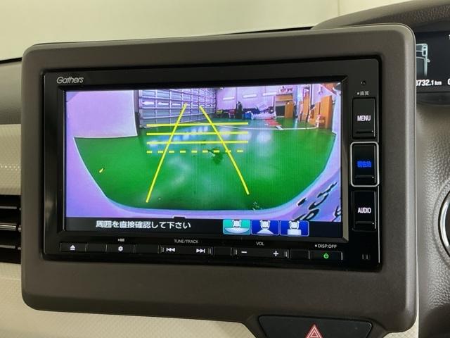 Ｎ－ＢＯＸ Ｌ　ナビ　Ｒカメラ　ブルートゥース　フルセグ　衝突回避支援ブレーキ　Ｉ－ＳＴＯＰ　クリソナ　ＰＷ　パワステ　Ｓヒーター　スマ－トキ－　Ｂカメ　地デジＴＶ　横滑り防止　整備記録簿　ＬＥＤライト　エアコン付き（12枚目）