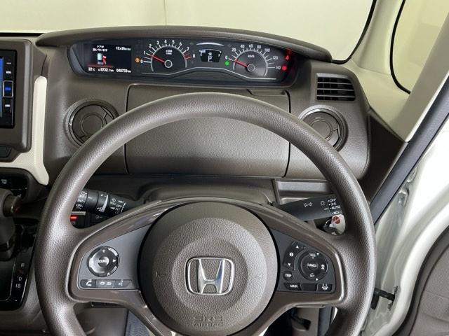 Ｎ－ＢＯＸ Ｌ　ナビ　Ｒカメラ　ブルートゥース　フルセグ　衝突回避支援ブレーキ　Ｉ－ＳＴＯＰ　クリソナ　ＰＷ　パワステ　Ｓヒーター　スマ－トキ－　Ｂカメ　地デジＴＶ　横滑り防止　整備記録簿　ＬＥＤライト　エアコン付き（24枚目）