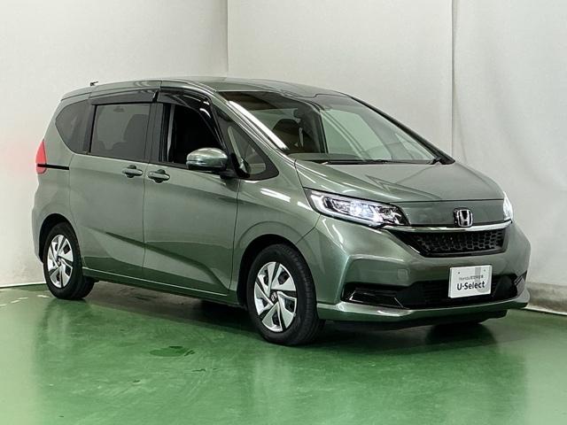 フリードハイブリッド ハイブリッド・Ｇ　ドラレコ　ナビ　Ｒカメラ　ブルートゥース　両電動ドア　クルコン　スマキー　パワーステアリング　ＬＥＤライト　フルセグＴＶ　ＥＴＣ付　フルオートエアコン　Ｂカメラ　盗難防止システム　シートＨ　キーフリー（7枚目）