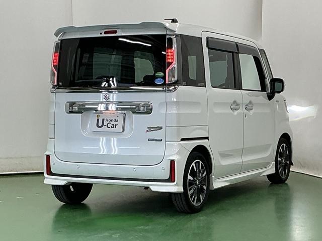 スペーシアカスタム ハイブリッドＸＳ　ドラレコ　ナビ　Ｒカメラ　ブルートゥース　Ｗ電動ドア　クリアランスソナ　スマートキー・プッシュスタート　地デジチューナー　ＤＶＤプレーヤー　ＶＳＡ　シ－トヒ－タ－　助手席エアバッグ　運転席エアバッグ（8枚目）