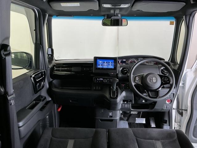 Ｎ－ＢＯＸカスタム Ｌ　ナビ　Ｒカメラ　ブルートゥース　フルセグ　両席エアバック　Ｂモニタ　ブレーキサポート　セキュリティー　ＬＥＤランプ　キーレスエントリー　記録簿　ＳＲＳ　横滑り防止機能　片側電動両側スライドドア　ＰＷ（2枚目）