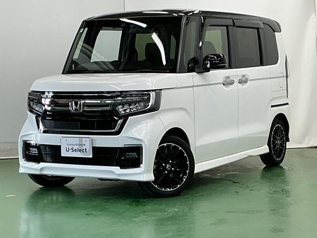 N-BOXカスタム Lターボ ドラレコ ナビ Rカメラ ブルートゥース 両側電動D セキュリティアラーム 誤発信抑制 フルオートエアコン Sヒーター LEDランプ 地デジフルセグ Bカメ アクティブクルーズコントロール Iストップ(10枚目)