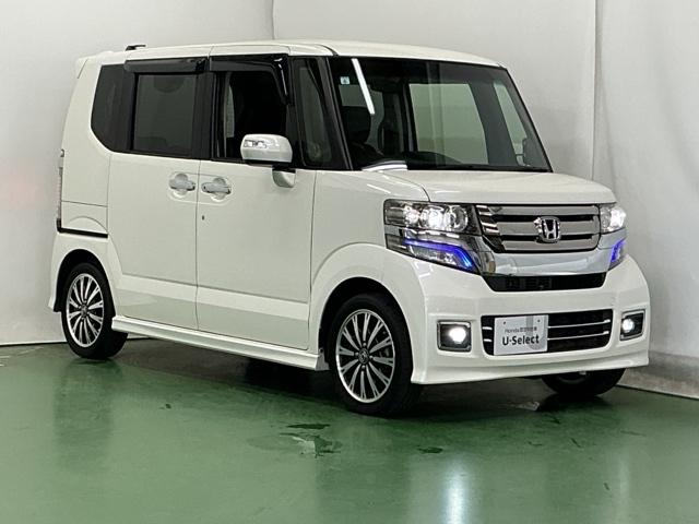 N-BOXカスタム G・ターボLパッケージ Rカメラ ナビ CD DVD ETC ECONモード ターボモデル プッシュスタートスマートキー 横滑り防止 地デジ キーレス AC イモビ オートクルーズ 運転席エアバッグ PW PS Wエアバック(7枚目)