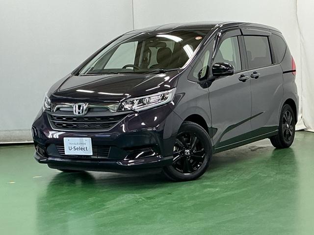 フリードハイブリッド ハイブリッド・Ｇブラックスタイル　ナビ　Ｒカメラ　後席モニター　フルセグ　衝突被害軽減ブレーキ　レーダークルコン　三列シート　レーンキープアシスト　Ｂカメラ　ＵＳＢポート　Ｂｌｕｅｔｏｏｔｈ接続　シートヒーター　ＬＥＤヘッドライト（10枚目）