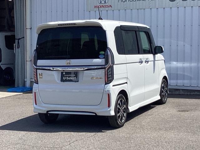 Ｎ－ＢＯＸカスタム Ｇ・Ｌホンダセンシング　純正メモリーナビＬＥＤライト　衝突軽減ブレ－キ　盗難防止装置　ＶＳＡ　シ－トヒ－タ－　フルオートエアコン　パーキングセンサー　スマートキ－　ＬＥＤヘッドライ　ナビＴＶ　Ｂカメラ　フルセグテレビ　ＵＳＢ（8枚目）