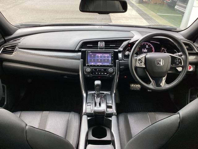シビック ハッチバック トップロードサンルーフナビ装着用スペシャルパッケージ+ETC車載器LEDヘッドライトHondaSENSING渋滞追従機能レザーインテリア 盗難防止装置 Bモニター 整備記録簿 横滑防止 LEDライト(2枚目)