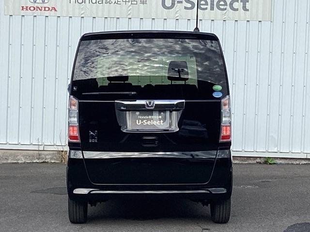 N-BOX GSSパッケージ ETC/純正ナビ/バックモニター Iストップ 両側スライド片側電動ドア ダブルエアバック TVナビ 点検記録簿 イモビ 1セグTV 前席シートヒーター スマートキー&プッシュスタート ベンチシ-ト(8枚目)