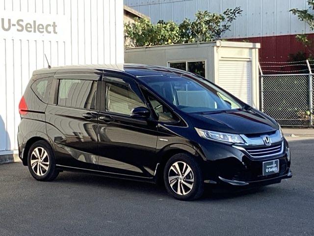 フリードハイブリッド ハイブリッド・EX ETC/純正ナビ/バックモニター/ホンダセンシング/社外ドラレコ 地デジフルセグTV シ-トヒ-タ- 整備記録簿 リヤカメラ LEDライト フルオートエアコン ABS ドラレコ付 DVD再生可(7枚目)