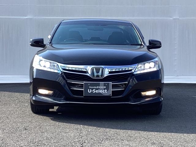 アコードハイブリッド EX メモリーナビ リアカメラ ETC リヤカメラ 衝突軽減システム 本革 盗難防止装置 パワーウィンドウ 地デジ LED DVD再生 記録簿 シートヒーター オートエアコン ナビTV パワーステアリング(7枚目)