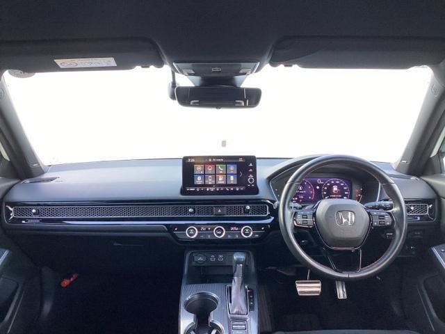 シビック EX メモリーナビ ドラレコ ETC リアカメラ Rカメ パーキングセンサー 衝突被害軽減ブレーキ スマートキーシステム パワ-シ-ト USB LEDライト 地デジフルセグ ナビTV シートH キーフリー(2枚目)