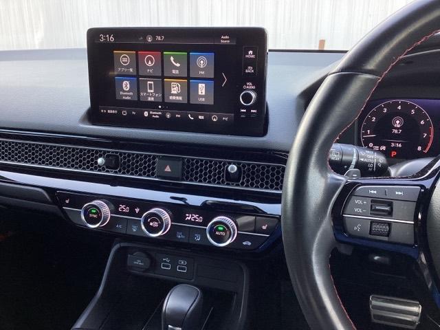 シビック EX メモリーナビ ドラレコ ETC リアカメラ Rカメ パーキングセンサー 衝突被害軽減ブレーキ スマートキーシステム パワ-シ-ト USB LEDライト 地デジフルセグ ナビTV シートH キーフリー(6枚目)