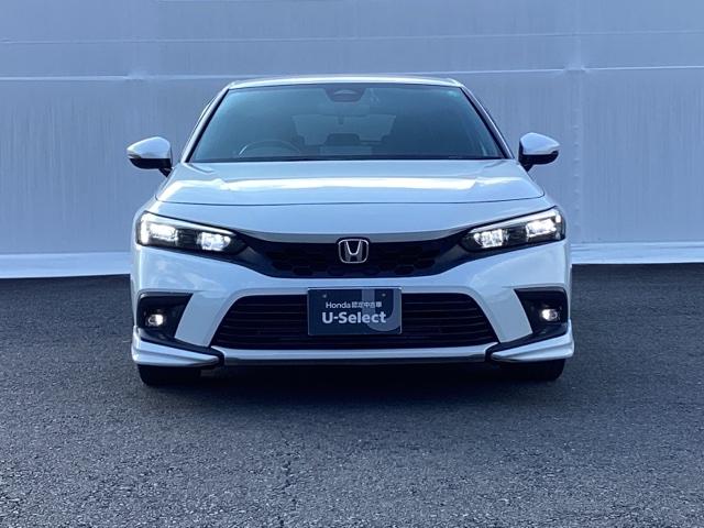 シビック EX メモリーナビ ドラレコ ETC リアカメラ Rカメ パーキングセンサー 衝突被害軽減ブレーキ スマートキーシステム パワ-シ-ト USB LEDライト 地デジフルセグ ナビTV シートH キーフリー(7枚目)