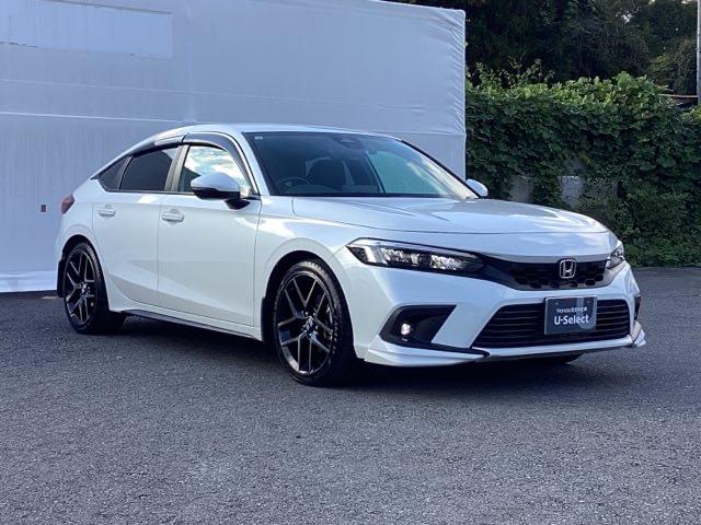 シビック EX メモリーナビ ドラレコ ETC リアカメラ Rカメ パーキングセンサー 衝突被害軽減ブレーキ スマートキーシステム パワ-シ-ト USB LEDライト 地デジフルセグ ナビTV シートH キーフリー(8枚目)