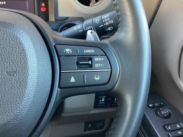 Ｎ－ＢＯＸジョイ ターボ　マルチビューカメラシステム　チェック柄撥水ファブリック（フロント・リアシート／リアシート背面／荷室スライドボード）　ＬＥＤヘッド　ＥＴＣ車載器　オートエアコン　バックカメラ　両側電動ドア　キーフリー（28枚目）