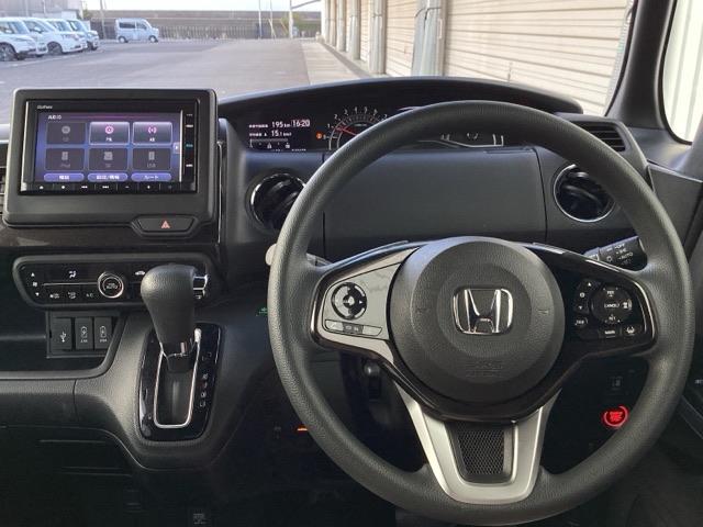 N-BOXカスタム G・Lホンダセンシング プラズマクラスター技術搭載フルオート・エアコンディショナー リア左側パワースライドドア 助手席エアバッグ キーレス シートH アイドリングST セキュリティーアラーム スマ-トキ- コーナーセンサ(3枚目)