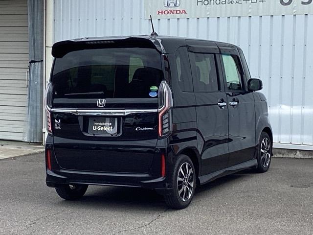 N-BOXカスタム G・Lホンダセンシング プラズマクラスター技術搭載フルオート・エアコンディショナー リア左側パワースライドドア 助手席エアバッグ キーレス シートH アイドリングST セキュリティーアラーム スマ-トキ- コーナーセンサ(8枚目)