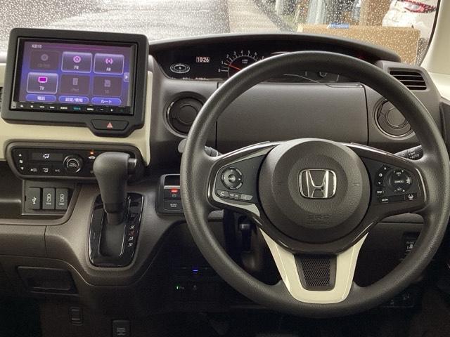 Ｎ－ＢＯＸ Ｌ　ＥＴＣ／純正ナビ／バックモニター／ホンダセンシング　衝突回避支援ブレーキ　Ｉ－ＳＴＯＰ　クリソナ　ドラレコ付　ＰＷ　パワステ　Ｓヒーター　スマ－トキ－　Ｂカメ　地デジＴＶ　ナビ＆ＴＶ　サイドエアバック（3枚目）