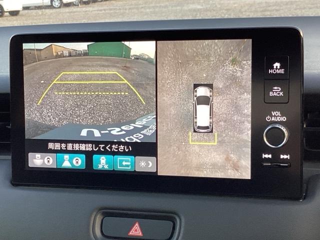 ヴェゼル ｅ：ＨＥＶＺ　ブラインドスポットインフォメーション／後退出庫サポート／ハンズフリーアクセスパワーテールゲート（予約クローズ機能付　地上デジタル　ＵＳＢ入力　シートＨ　サイドエアＢ　サイドカメラ　パークセンサー（12枚目）