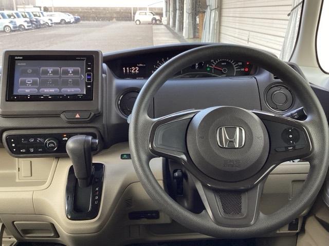 Ｎ－ＢＯＸ Ｇ　ＥＴＣ／純正ナビ／バックモニター　スマートキ－　セキュリティーアラーム　ＡＣ　ＤＶＤ再生可　ＥＴＣ付　キーフリー　ドライブレコーダー　ＬＥＤライト　横滑り防止機能　Ｂカメラ　デュアルエアバッグ　記録簿（3枚目）