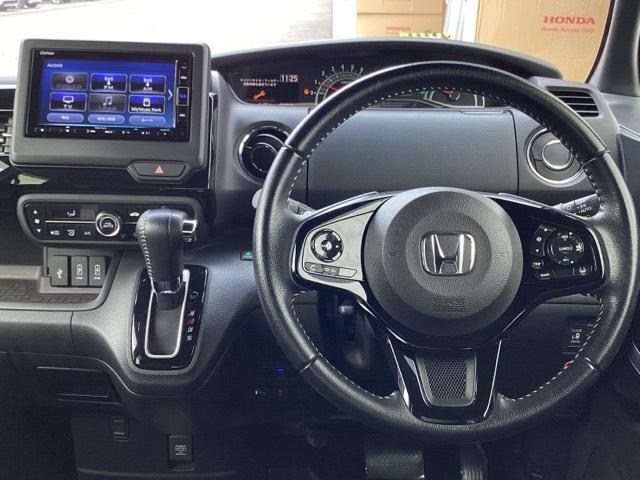 Ｎ－ＢＯＸカスタム Ｌターボ　メモリーナビ／ＬＥＤライト　両側電動Ｄ　セキュリティアラーム　フルオートエアコン　Ｓヒーター　ＬＥＤランプ　地デジフルセグ　Ｂカメ　アクティブクルーズコントロール　サイドカーテンエアバック　Ｉストップ（3枚目）