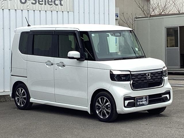 Ｎ－ＢＯＸカスタム ベースグレード　ＨｏｎｄａＣＯＮＮＥＣＴｆｏｒＧａｔｈｅｒｓ＋ナビ装着用スペシャルパッケージ　ベンチシ－ト　アクティブクルーズ　フルセグ対応　前席シートヒーター　イモビライザー　１オーナー　ＵＳＢ　運転席エアバッグ（7枚目）
