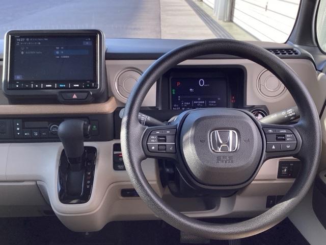 Ｎ－ＢＯＸ ベースグレード　ＥＴＣ／純正ナビ／バックモニター／ホンダセンシング　ＥＣＯＮ　Ｓヒーター　ＬＥＤヘットライト　ブレーキサポート　ワンオーナ　キーフリーシステム　盗難防止装置　パワーウインドー　ナビＴＶ　フルセグテレビ（3枚目）