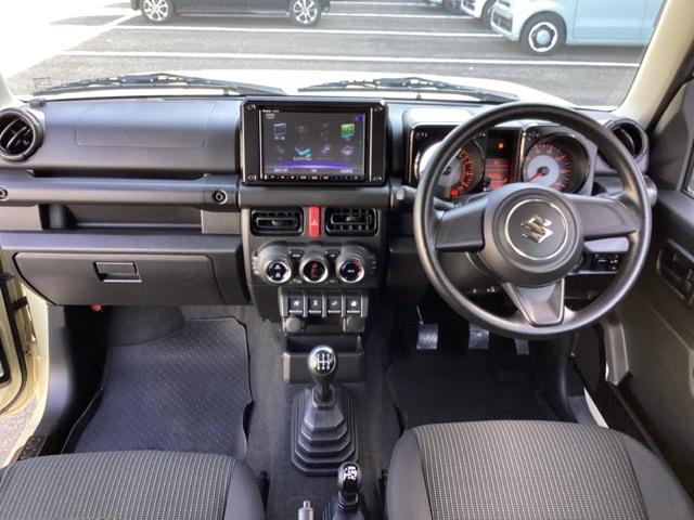 ジムニー XL 4WD/5MT/メモリーナビ DVD視聴可 ターボー ナビTV 横滑防止装置 シ-トヒ-タ- パートタイム4WD 助手席エアバッグ SRS フルオートエアコン PS ABS アイストップ スマ-トキ-(2枚目)