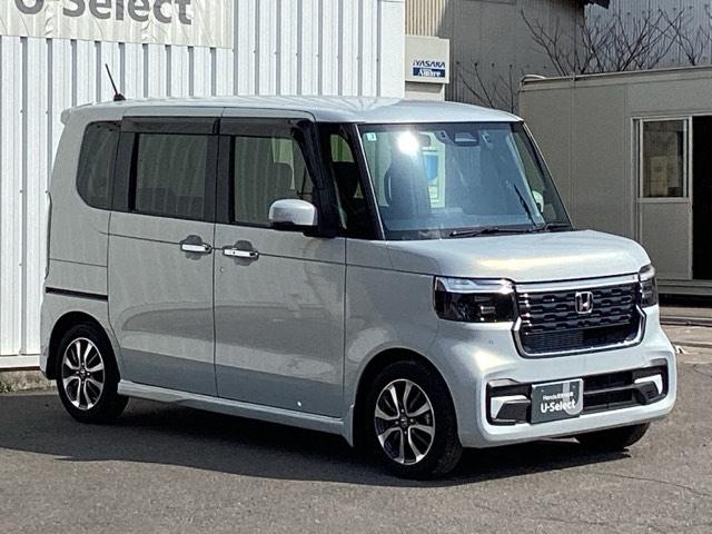 N-BOXカスタム ベースグレード 運転席&助手席シートヒーター/メモリーナビ/LEDヘッドライト 1オーナー USB フルセグテレビ ISTOP LEDライト Bカメラ オートエアコン ベンチS 前席シートヒーター Sキー ETC(7枚目)