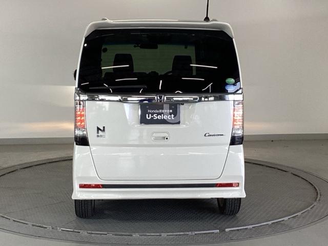 N-BOXカスタム G・Lパッケージ 純正メモリーナビ パワースライドドア エコモード 両側スライド片側電動 セキュリティー PW 横滑り防止装置付き ナビTV エアバック メンテナンスノート ベンチ席 スマキー キーレスエントリー(9枚目)