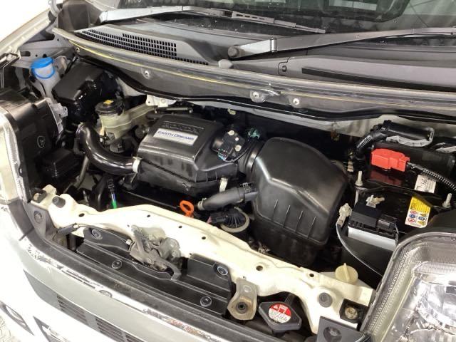 N-BOXカスタム G・Lパッケージ 純正メモリーナビ パワースライドドア エコモード 両側スライド片側電動 セキュリティー PW 横滑り防止装置付き ナビTV エアバック メンテナンスノート ベンチ席 スマキー キーレスエントリー(20枚目)