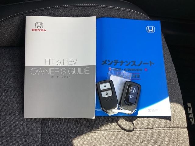 フィット ｅ：ＨＥＶホーム　ＬＥＤヘッドライト　クリソナ　助手席エアバッグ　運転席エアバッグ　１オナ　アイドリングストップ　ＬＥＤライト　ＵＳＢ接続　バックカメラ　ＡＢＳ　サイドエアバッグ　オートクルーズコントロール　キーレス（20枚目）