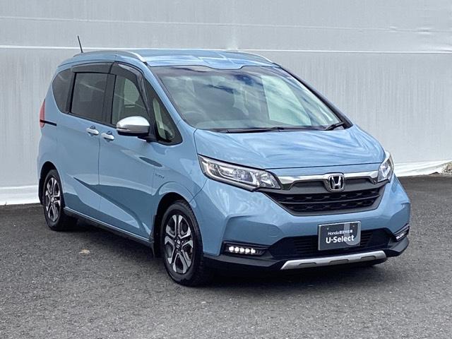 フリードハイブリッド ハイブリッド・クロスターホンダセンシング　メモリーナビ　ドラレコ　ＥＴＣ　リアカメラ　両側Ｐスライドドア　ＵＳＢ　オートクルーズコントロール　記録簿　ＤＶＤ再生可能　ＬＥＤライト　ＡＢＳ　盗難防止　シ－トヒ－タ－　スマ－トキ－　ＶＳＡ（8枚目）