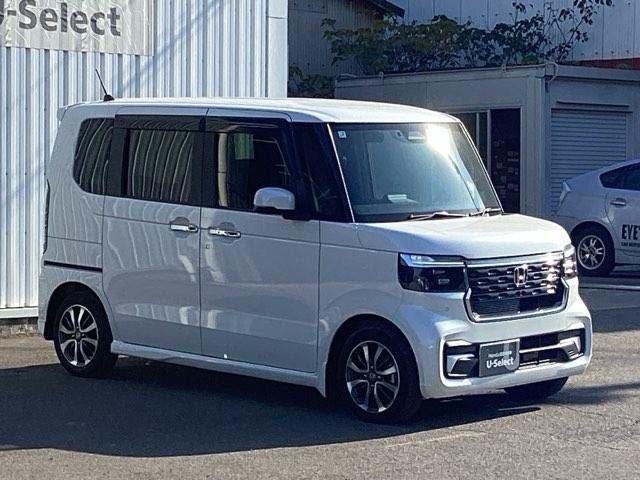 N-BOXカスタム ベースグレード ETC/ホンダセンシング/純正ナビ/バックモニター W電動ドア USB接続 Dレコ 1オーナー ベンチシート オートエアコン スマートキ LED 盗難防止装置 クルコン バックカメラ フルセグTV(7枚目)