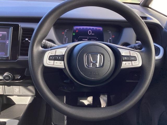 フィット ホーム ETC/純正ナビ/バックモニター/ホンダセンシング 衝突軽減ブレーキ リアカメ LEDライト クリアランスソナー 記録簿付 エアバッグ iストップ スマ-トキ- 盗難防止装置 ETC車載器 DVD(15枚目)