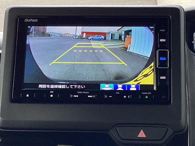 N-BOXカスタム Lターボ ETC/純正ナビ/バックモニター/ホンダセンシング Wパワスラ スマキ プリクラッシュセーフティー 地デジ対応 後カメラ シートH ESC サイドエアバック ECON USBポート DVD再生可(12枚目)