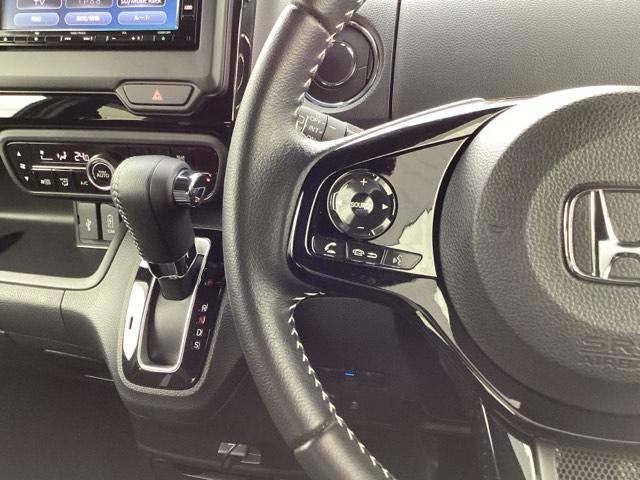 N-BOXカスタム Lターボ ETC/純正ナビ/バックモニター/ホンダセンシング Wパワスラ スマキ プリクラッシュセーフティー 地デジ対応 後カメラ シートH ESC サイドエアバック ECON USBポート DVD再生可(27枚目)