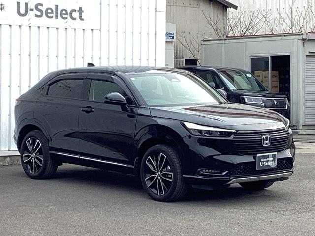 ヴェゼル ｅ：ＨＥＶＺ　ＥＴＣ／純正ナビ／バックモニター／ホンダセンシング　Ｓヒータ　地デジフルセグＴＶ　定期点検記録簿　サイドエアバッグ　後カメラ　前後障害物センサー　横滑防止装置　エアコン　ＬＥＤヘットライト　パワステ（7枚目）