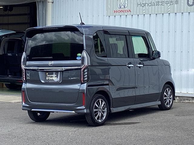 Ｎ－ＢＯＸカスタム Ｌ　運転席＆助手席シート　ヒータープラズマクラスター技術搭載フルオート・エアコンディショナー　サイドエアバッグ　ナビＴＶ　Ａストップ　シートヒータ　ベンチシート　点検記録簿　キーフリーシステム　リアカメ（8枚目）