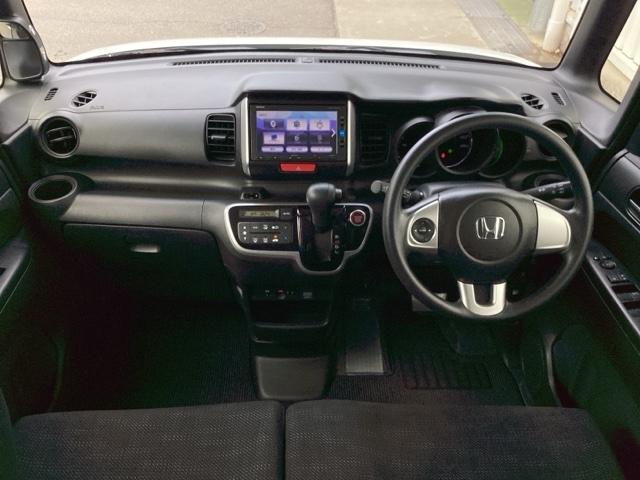 Ｎ－ＢＯＸ Ｇ・Ｌパッケージ　ＥＴＣ／純正ナビ／バックモニター　Ｉ－ＳＴＯＰ　ベンチ席　メンテナンスノート　カラーバックモニター　イモビライザー　ナビテレビ　１セグ　ＡＡＣ　横滑り防止　スマートキー　ＡＢＳ　キーレスＥ（2枚目）