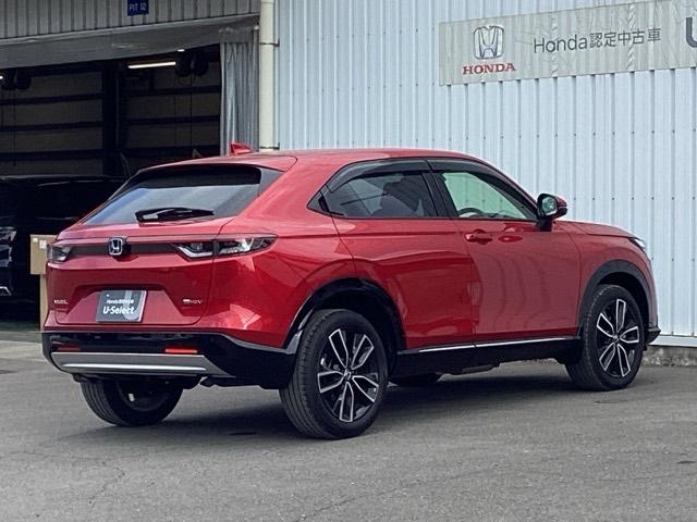 ヴェゼル e:HEVZ ETC/純正ナビ/バックモニター/ホンダセンシング 地上デジタル USB入力 シートH サイドエアB パークセンサー リヤカメラ 点検記録簿 LEDヘットライト ESC パワステ AAC エアバック(8枚目)