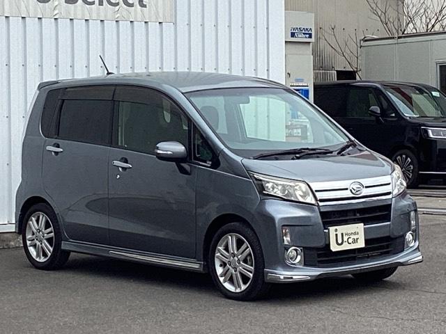 ムーヴ カスタムＲＳ　メモリーナビ／ＥＴＣ　イモビライザー　横滑り防止装置　Ａストップ　ＥＴＣ付き　キーフリーシステム　助手席エアバッグ　ナビＴＶ　フルセグ地デジ　ＤＶＤ再生可　ＡＵＴＯエアコン　ターボ車　ＬＥＤ　ＰＷ（7枚目）