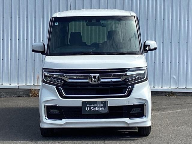 Ｎ－ＢＯＸカスタム Ｌ　ＥＴＣ／純正ナビ／バックモニター／ホンダセンシング　スマートキーシステム　ヒーター　リヤカメラ　サイドカーテンエアバック　ナビ＆ＴＶ　ＬＥＤ　キーフリー　両側スライド片側電動ドア　パワーステアリング（6枚目）