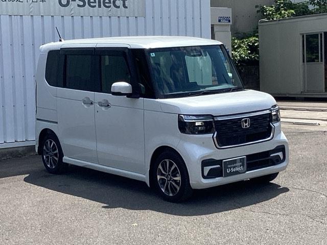 Ｎ－ＢＯＸカスタム ベースグレード　純正メモリーナビＬＥＤライト　追突被害軽減ブレーキ　禁煙　オートクルーズ　シートヒータ　ＵＳＢ　ＥＴＣ車載器　セキュリティアラーム　ＡＡＣ　スマートキ－　パワステ　フリーキー　フルセグテレビ　ＥＳＣ（7枚目）