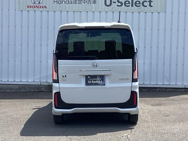 Ｎ－ＢＯＸカスタム ベースグレード　純正メモリーナビＬＥＤライト　追突被害軽減ブレーキ　禁煙　オートクルーズ　シートヒータ　ＵＳＢ　ＥＴＣ車載器　セキュリティアラーム　ＡＡＣ　スマートキ－　パワステ　フリーキー　フルセグテレビ　ＥＳＣ（9枚目）