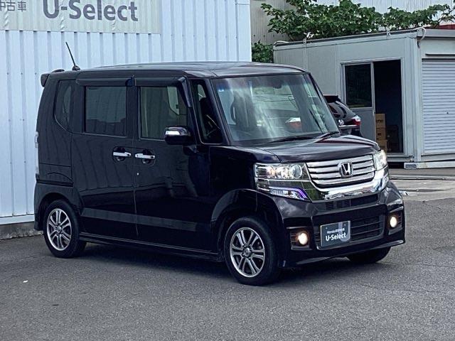Ｎ－ＢＯＸカスタム ＧＳＳパッケージ　プラズマクラスター搭載オートエアコン　両側パワ－スライドドア　ＴＶナビ　整備記録簿　スマ－トキ－　Ｂカメ　ＥＴＣ付き　ＥＳＣ　Ａ－ＳＴＯＰ　盗難防止システム　パワーウィンドウ　運転席助手席エアバッグ（7枚目）
