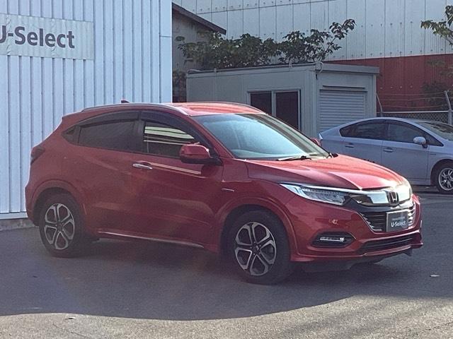 ヴェゼル ハイブリッドＺ・ホンダセンシング　ＥＴＣ／純正ナビ／バックモニター／ホンダセンシング　ＤＶＤ再生機能　整備記録簿　横滑り防止システム　バックアイカメラ　盗難防止装置　フルセ　シートヒーター付　スマ－トキ－　ＥＣＯモード　パワーウィンド（7枚目）