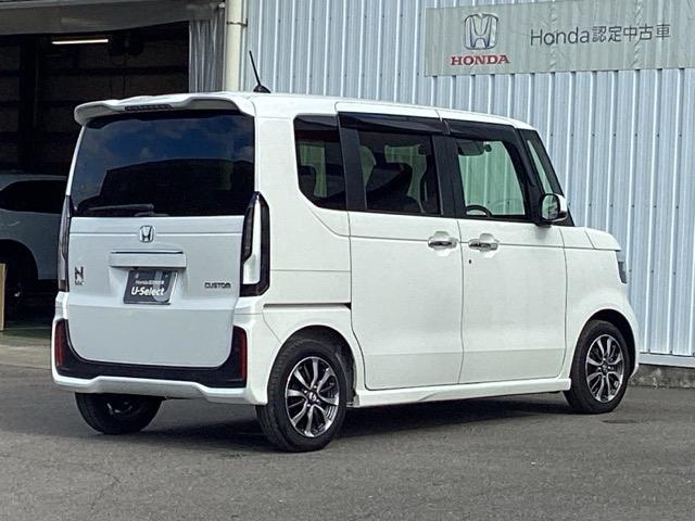 N-BOXカスタム ベースグレード 運転席&助手席シートヒーターオートリトラミラー USB接続 Dレコ 1オーナー ベンチシート オートエアコン スマートキ 盗難防止装置 クルコン ETC バックカメラ フルセグTV パワーステアリング(8枚目)