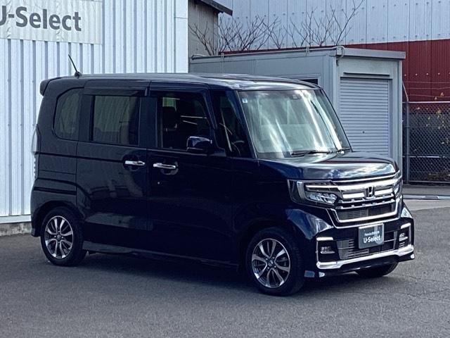 Ｎ－ＢＯＸカスタム Ｇ・Ｌターボホンダセンシング　プラズマクラスター技術搭載フルオート・エアコンディショナー　運転席＆助手席シートヒーター　両側ＰＷスライドドア　Ｂモニタ　Ｉストップ　セキュリティー　点検記録簿　ＵＳＢ接続　クルーズコントロール　ＰＷ（7枚目）