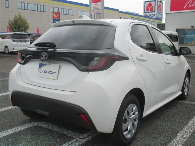 ヤリス X ミュージックプレイヤー接続可 バックカメラ 衝突被害軽減システム ETC ワンオーナー 記録簿(5枚目)